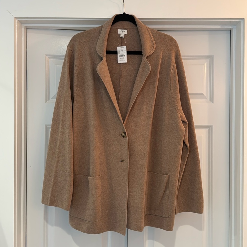 J Crew two button sweater blazer
New with tags